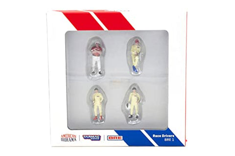 Tarmac Works x American Diorama 1/64 Figure BRE Racing Drivers