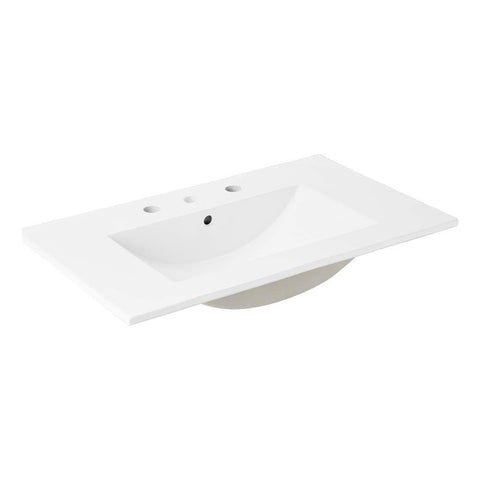 Modway EEI-4837-WHI Cayman 30" Bathroom Sink, White