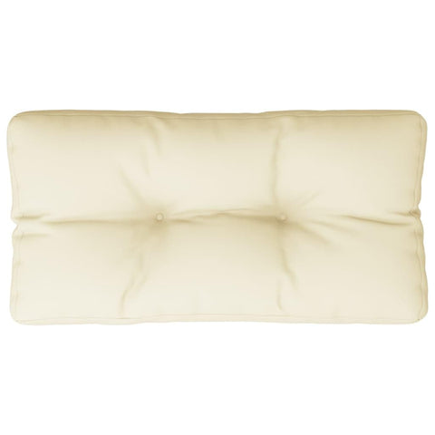 vidaXL Pallet Cushion, Couch Cushion for Home Living Room Garden, Backrest Pillow, Chair Pad, Outdoor Furniture Cushion, Cream Fabric