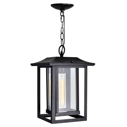 CWI Lighting Winfield 1 Light Black Outdoor Lantern Head Fom