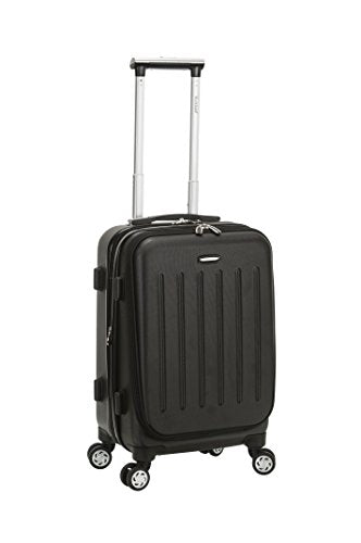 Rockland Titan Hardside Carry-On Spinner Luggage, Black, Carry-On 19-Inch (F2401-BLACK)