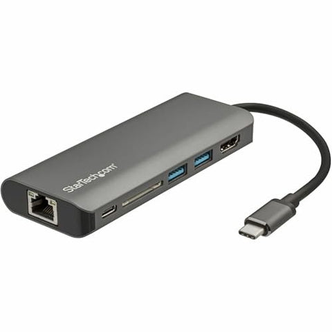 StarTech.com 4-in-1 USB C Hub with Extra Long Cable, 4K 60Hz HDMI, Alt-Mode, 100W Power Delivery, 10Gbps Fast Speed Type C Expansion Hub, Portable Mini Docking Station for MacBook - TAA