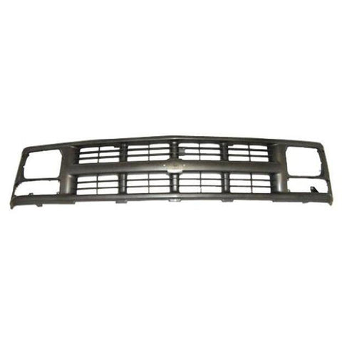 Sherman Parts SHE900-99-10 Grille with Single Sealed Beam Type Headlamp for 1994-2002 C-K Pickup Silver & Gray
