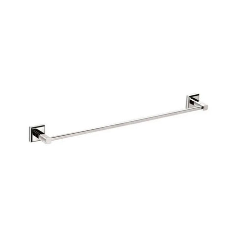Oakestry Aqua Nuon 24 Inch Wall Mounted Towel Bar Durable Stainless Steel Bathroom Accessory Sleek Space Saving Easy Installation Rust Resistant Polished Finish for Home Hotel Spa Use