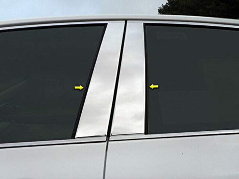 QAA is Compatible with 2018-2024 Toyota Camry 4 Piece Stainless Pillar Post Trim PP18130