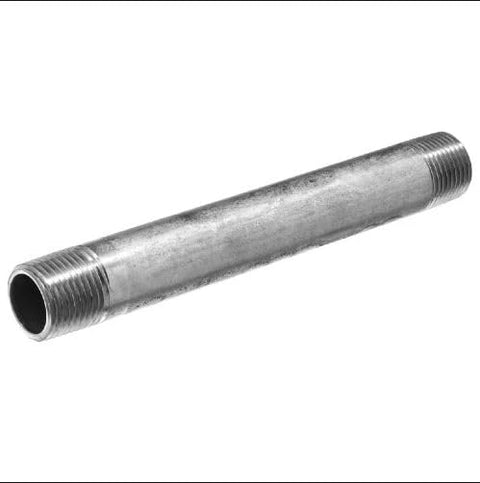 USA SEALING ZUSA-PF-15359 316 Stainless Steel Schedule 40 Pipe Nipple Threaded on Both Ends, 1" BSPT, 1-1/2" Long