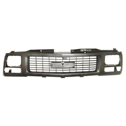 Sherman Parts SHE900-99-11 Grille with Single Sealed Beam Type Headlamp for 1994-2002 C-K Pickup & Suburban Silver & Gray
