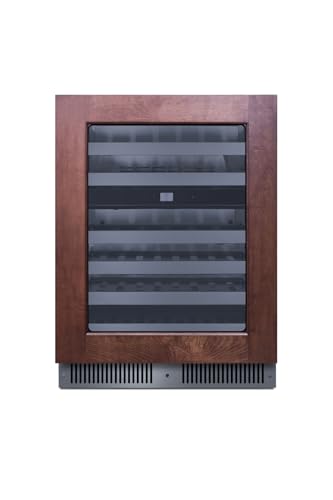 Summit 24” Wine Cellar, Built in Wine Refrigerator, 48 Bottle Capacity, Single Zone Wine Cellar, Panel Ready* - CL244WC2PNRLHD (*Panels not included) (Left Handed Door Swing)