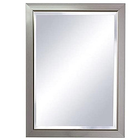 Bellaterra Home 808901 Mirrored Medicine Cabinet, 30"X22", Silver