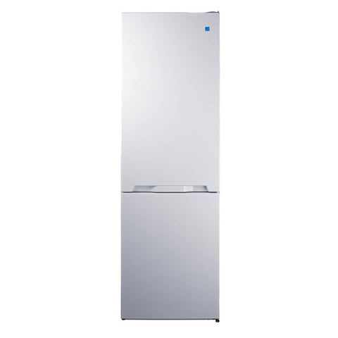 Summit 24" Bottom Freezer Refrigerator, Counter Depth Refrigerator- Freezer, Energy Star, White - FFBF121W (Right Hand Door)