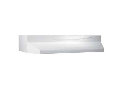 Broan-NuTone F403011 Insert with Light, Exhaust Fan for Under Cabinet Range Hood, 30-Inch, White on White