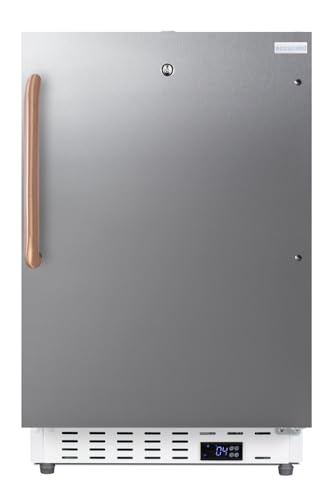 Summit Appliance ADA404REFSSTBC 20" Wide Built-In All-Refrigerator, ADA Compliant, Factory-installed Lock, 3.32 cu.ft Capacity, Adjustable Shelves, Open Door Alarm, Automatic Defrost