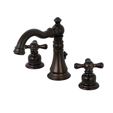 Fauceture FSC1975AX American Classic Widespread Bathroom Faucet with Pop-Up Drain, Oil Rubbed Bronze