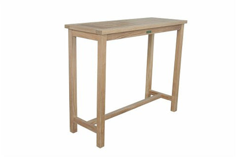 Anderson Teak Safari Occasional Table with Drawer and Rattan Baskets