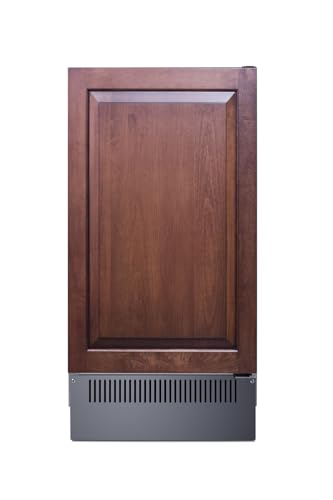 Summit 18" Clear Ice Maker, Outdoor Ice Maker, 60 lb. Production Capacity, Panel Ready* - BIM182OSIFLHD (*Panels not Included) Left Handed Door Swing