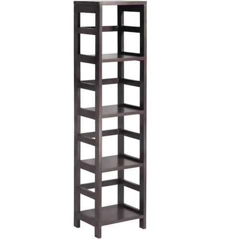 Winsome Leo Beech Wood 4-Tier Shelf, Espresso92514