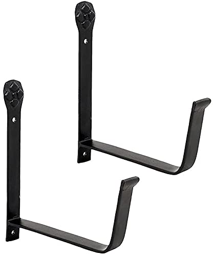 Oakestry Window Box Deck Brace 6 in Wall Mount Flower Box Brackets Outdoor Pot Holder Shelving Bottom of The Planter Box