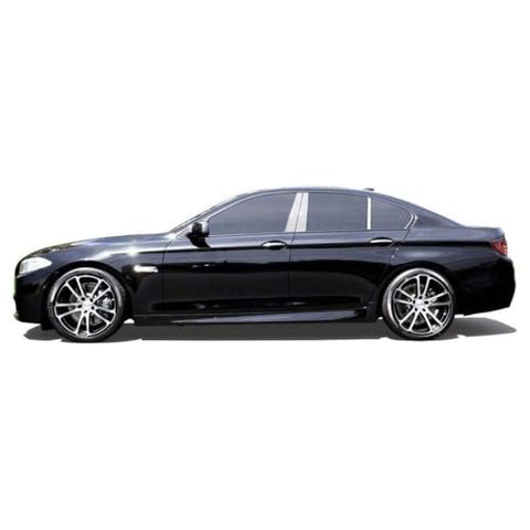 QAA is Compatible with 2011-2016 BMW 5 Series 6 Piece Stainless Pillar Post Trim PP11931