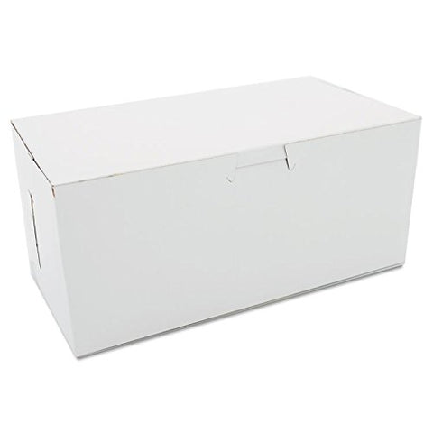 SCT Bakery Boxes, Non-Window, 9" x 4" x 5", White, Pack of 250 Boxes