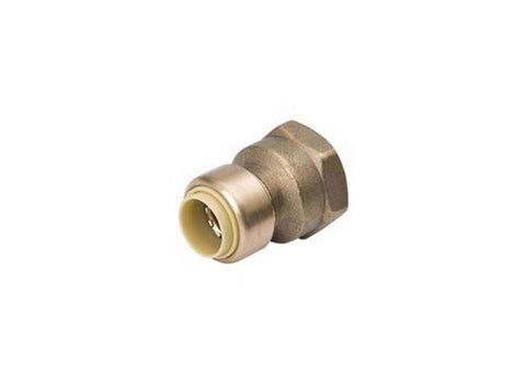 B&K Proline Push to Connect 1/2 in. PTC X 3/4 in. D FPT Brass Reducing Adapter
