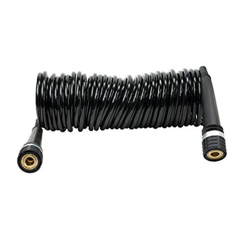 VIAIR 00034 30'. Coil Hose, PU, Inside Braided, Quick Connect Coupler On Both Ends