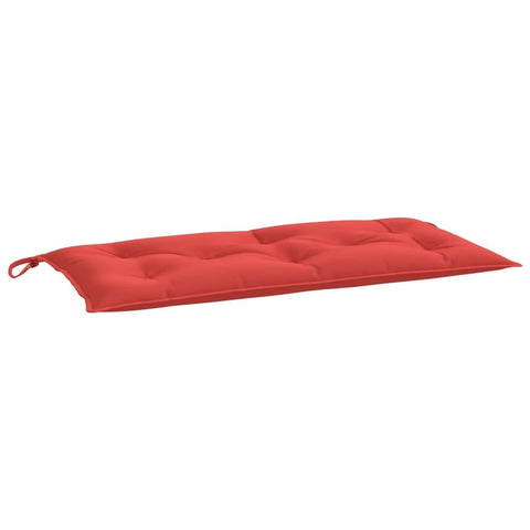 vidaXL Outdoor Garden Bench Cushion 39.4"x19.7"x2.8" - Red Oxford Fabric Water-, Indoor/Patio Use with Tie Ropes