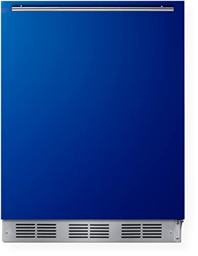 Summit 24" Refrigerator, ADA Compliant, Undercounter Fridge, 5.8 cu.ft. Capacity, ENERGY STAR, Blue- BAR631BKBADA