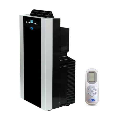 Whynter Portable Air Conditioner 14,000 BTU & Heater with Dual Hose Dehumidifier & Cooling Fan for 500 Sq Ft Rooms, Includes AC Unit Window Kit, ARC-14SH (9,200 SACC)