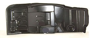 Sherman 698-46CR Right Hand Floor Pan - Full Length W/Center Seam - Argent