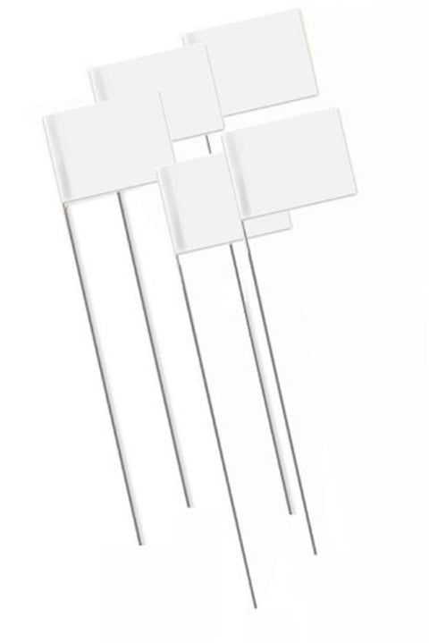 Bon 84-848 Marking Flags, 1000-Pack, White