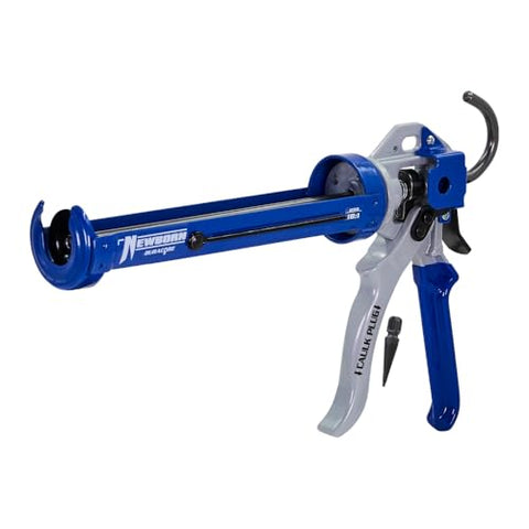 Newborn 250 Super Smooth Rod Caulking Gun - Revolving Steel Frame | 18:1 Thrust Ratio | 1/10-Gallon Capacity