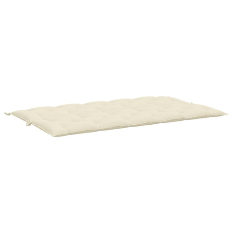 vidaXL Garden Bench Cushions - 2pcs 70.9"x19.7"x2.8" - Cream White - Durable and Water-Resistant Oxford Fabric - Comfortable Hollow Fiber Filling - for Indoor/Outdoor Use - Non-Slip Design