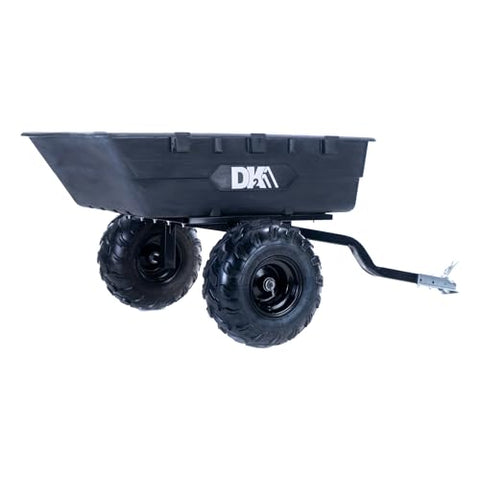 DK2 – 1100 lb. Poly Utility Trailer | MMTATV | 3.85 x 5.35-ft | Built for ATV Use | 1100 lb. Payload Capacity Poly Bucket & Steel Frame | 2” Ball/Coupler Size | 18” Tires