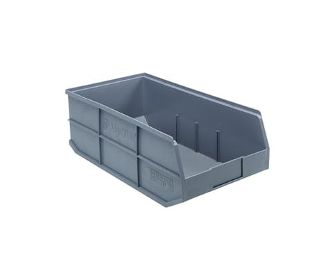 Quantum Storage SSB485 Stackable Shelf Bins Part Organizer - 20-1/2" x 11" x 7" - 6 Pack