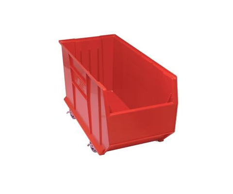 Quantum Storage Systems QUS994MOBYL Hulk Mobile Heavy Duty Part Organizer Yellow Bins 36" L x 17" W x 21" H