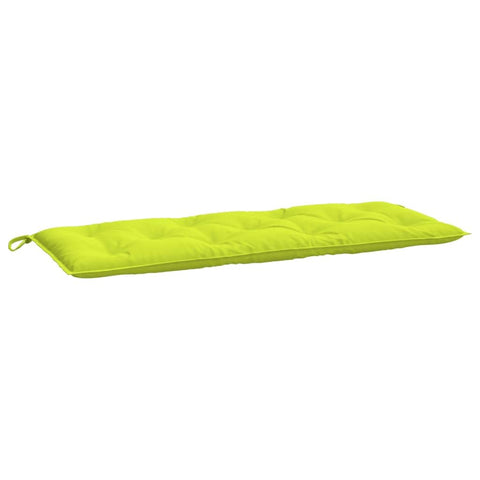vidaXL Bright Green Garden Bench Cushion 47.2"x19.7"x2.8" - Water- Oxford Fabric, Comfortable Hollow Fiber Filling, Versatile for Indoor/Outdoor Use