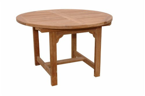 Anderson Teak Bahama Oval Extension Table Extra Thick Wood, 71-Inch