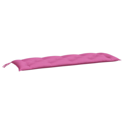 vidaXL Comfortable Garden Bench Cushion - Pink Outdoor Seating Pad with Non-Slip Design, Made from Durable, Water-Repellent Oxford Fabric - 59.1"x19.7"x2.8"