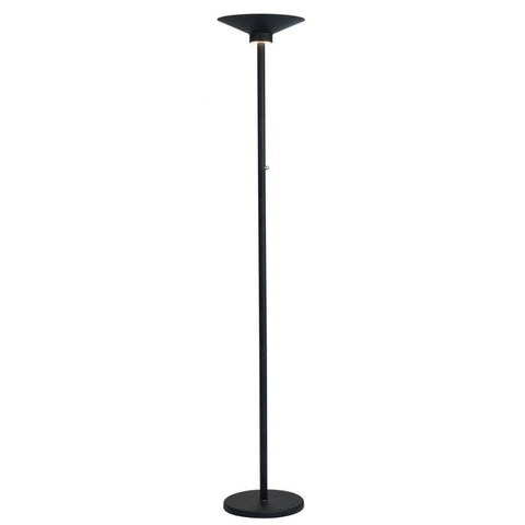 Lite Source LED Torch LAMP, Black, Type LED Panel 43W & LED 2W LS-83303BLK