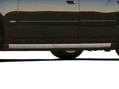 QAA is Compatible with 2006-2010 Dodge Charger 4 Piece Stainless Rocker Panel Trim, On The Rocker, 3.563" Width TH46910
