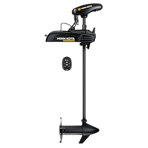 Minn Kota PowerDrive Bow-Mount Electric Trolling Motor with GPS – 55 Lb. Thrust, 54 in. Shaft, Freshwater