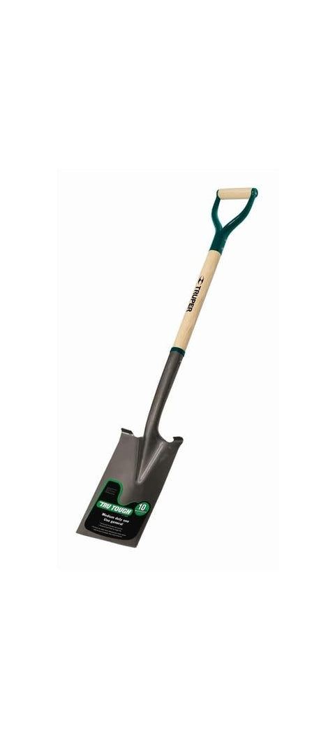 Truper, 30-Inch 31189 Tru Tough Garden Spade, Steel D-Handle