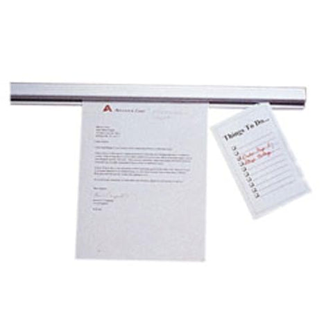 Advantus 2000 Grip-A-Strip Display Rail, 24 x 1 1/2, Aluminum Finish