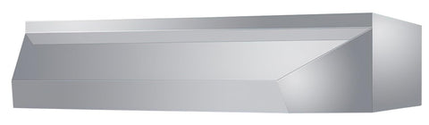 24 wide shell hood in stainless steel