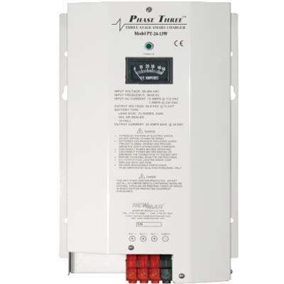 Newmar Batt Chgr, Phase 3, 12V 14A, 3 Bank