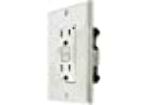 VALTERRA DG20TVP Decor Receptacle with Cover, White, 1 Pack