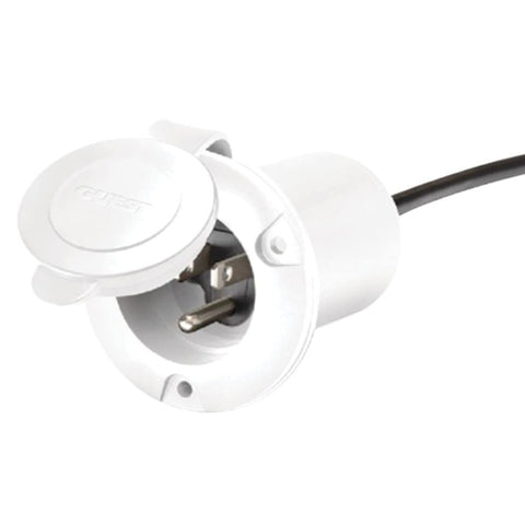 Guest 150PHW Guest AC Universal Plug Holder - White