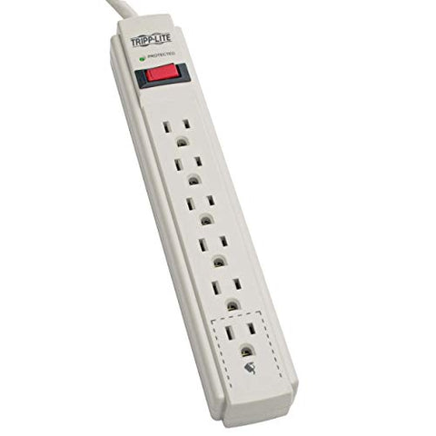 Tripp Lite 6 Outlet Surge Protector Power Strip, 4ft Cord