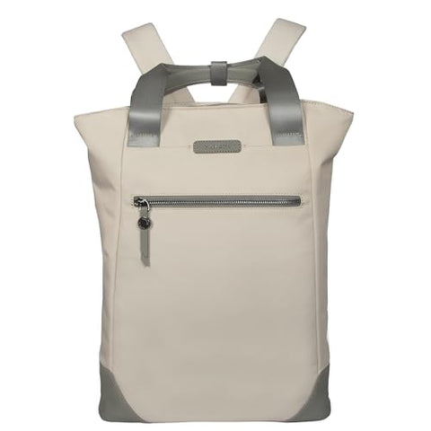 Targus 15-16 Inch Avila Convertible Tote Backpack, 2-in-1 Laptop Bag with Padded Laptop Compartment, Adjustable Straps, Water-Resistant Fabric, Lightweight Travel, Work Tote, French Oak (TBB65113GL)