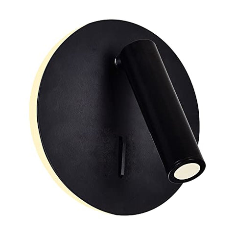CWI Lighting Private I Contemporary Metal LED Sconce in Matte Black